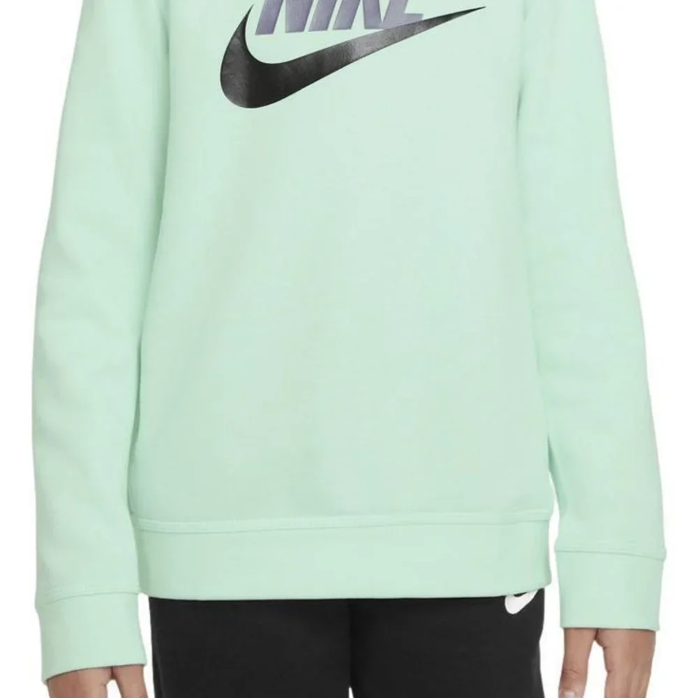 Nike Sportswear Big Kids' Boy's Pullover Club Fleece Crew Sweatshirt - Picture 3 of 6